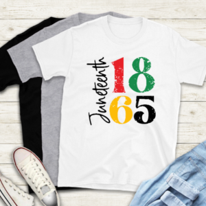 Juneteenth 1865 Heritage Numbers T-Shirt